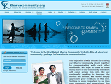 Tablet Screenshot of kharvacommunity.org